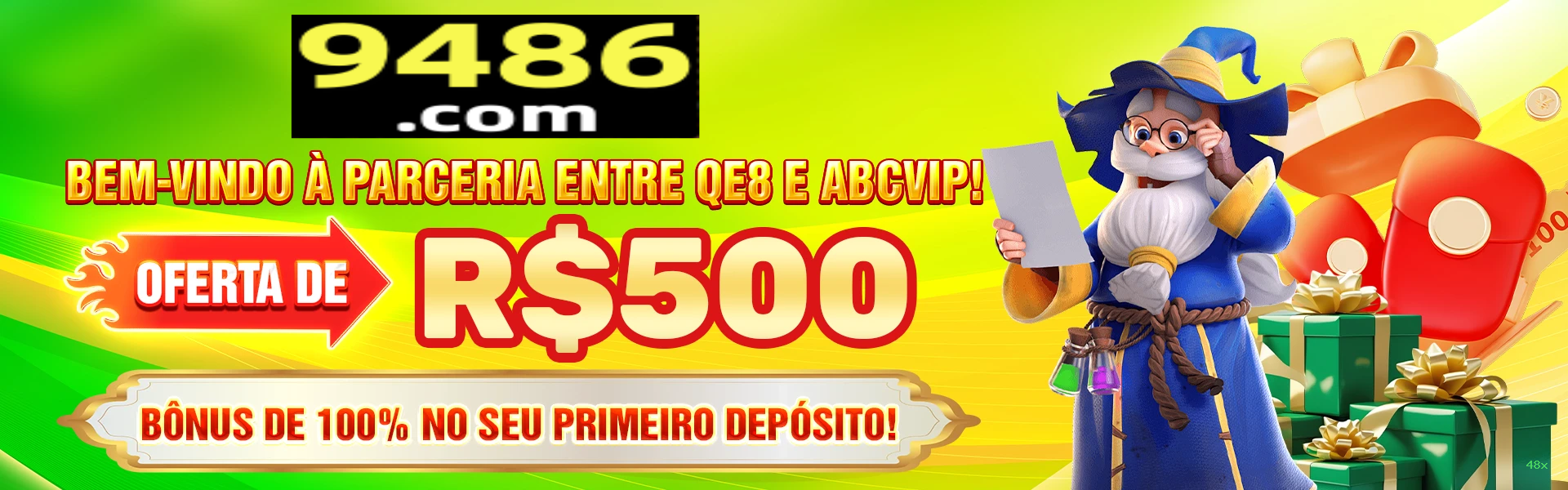 Imagem promocional da experiência de game da 48x